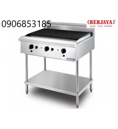 Bếp nướng than nhân tạo 3 họng gas Berjaya CB3BFS-17