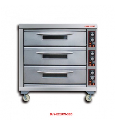 LÒ NƯỚNG BÁNH 3 TẦNG 9 KHAY DÙNG ĐIỆN BERJAYA BJY-E25KW-3BD