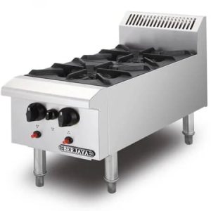 Bếp âu 2 họng Berjaya dùng gas OB2S-17