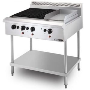 Bếp nướng nhân tạo có rán phẳng Berjaya CB3BGG1BFS-17