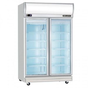 Tủ nửa đông nửa mát trưng bày 2 cánh kính Berjaya 2D/DCF - SM