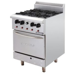 Bếp âu 4 họng có lò nướng Berjaya dùng gas DRO4-17