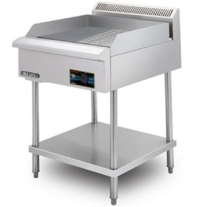 Bếp chiên nửa phẳng nửa nhám dùng điện Berjaya có chân đứng EG3500HRFS-17