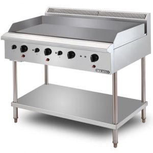 Bếp chiên phẳng dùng gas Berjaya có chân đứng GG4BFS-17