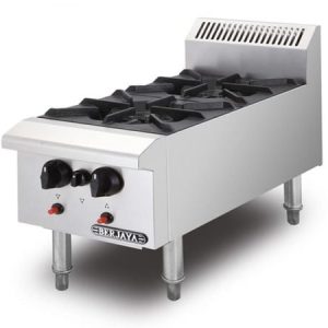 Bếp âu 2 họng Berjaya dùng gas OB2S-17