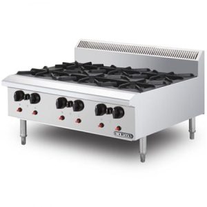 Bếp âu 6 họng Berjaya dùng gas OB6-17