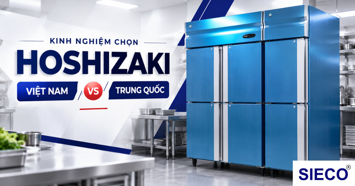 Tủ Đông Hoshizaki Sản Xuất Ở Đâu? Kinh Nghiệm Chọn Hoshizaki Việt Nam Và Trung Quốc