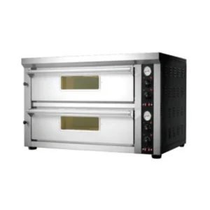 Lò nướng Pizza 2 tầng dùng điện Hongling PZE - 402A Chân thấp - Chính Hãng